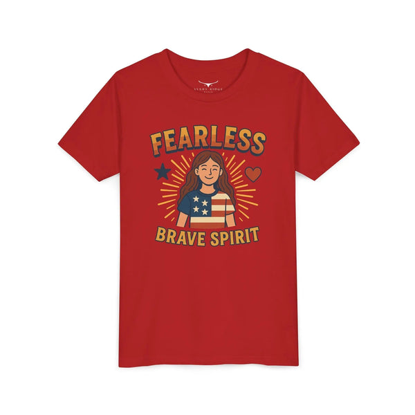 Fearless Brave Spirit Youth T-ShirtApparel - Kids clothes