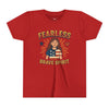 Fearless Brave Spirit Youth T-ShirtApparel - Red / S - Kids clothes