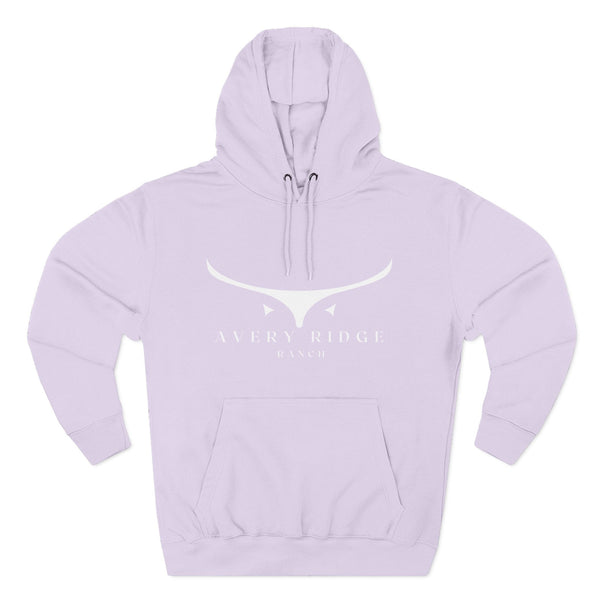 Fleece Hoodie - Avery Ridge Ranch - Pullover - M / Lilac - Hoodie