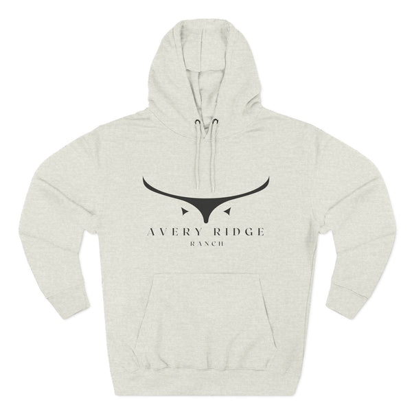 Fleece Hoodie - Avery Ridge Ranch - Pullover - S / Oatmeal Heather - Hoodie