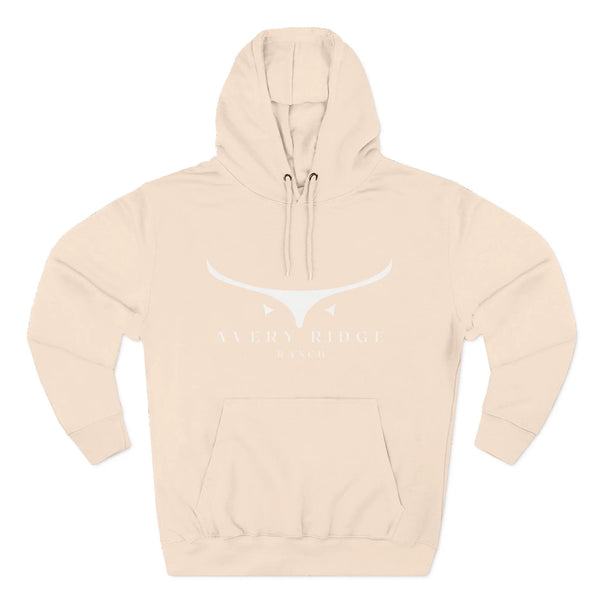 Fleece Hoodie - Avery Ridge Ranch - Pullover - S / Pale Pink - Hoodie