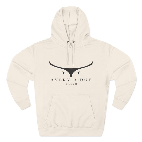 Fleece Hoodie - Avery Ridge Ranch - Pullover - S / Sandshell - Hoodie