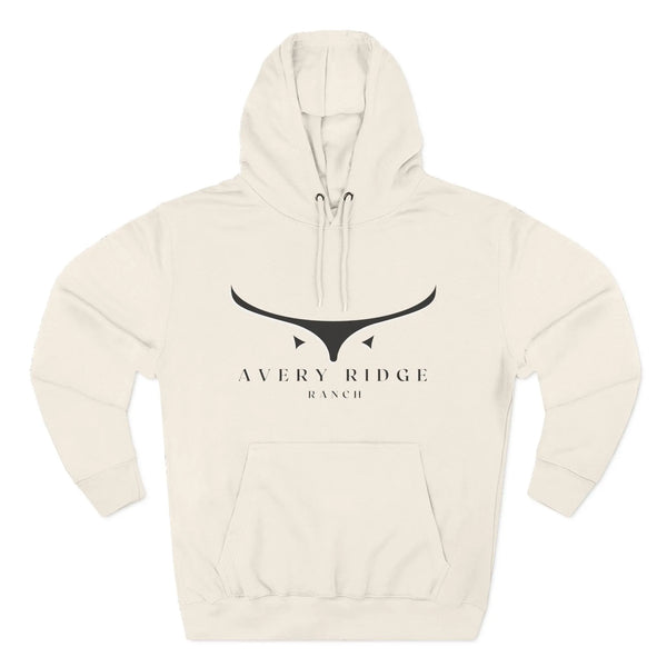 Fleece Hoodie - Avery Ridge Ranch - Pullover - S / Sandshell - Hoodie