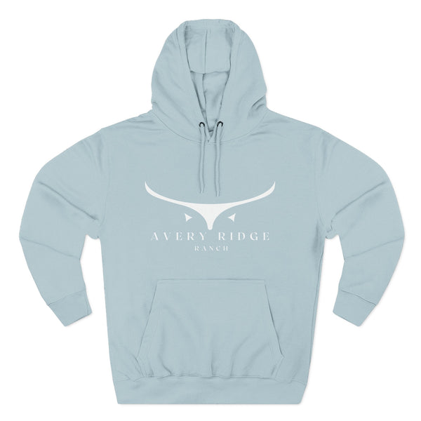 Fleece Hoodie - Avery Ridge Ranch - Pullover - XS / Blue Mist - Hoodie