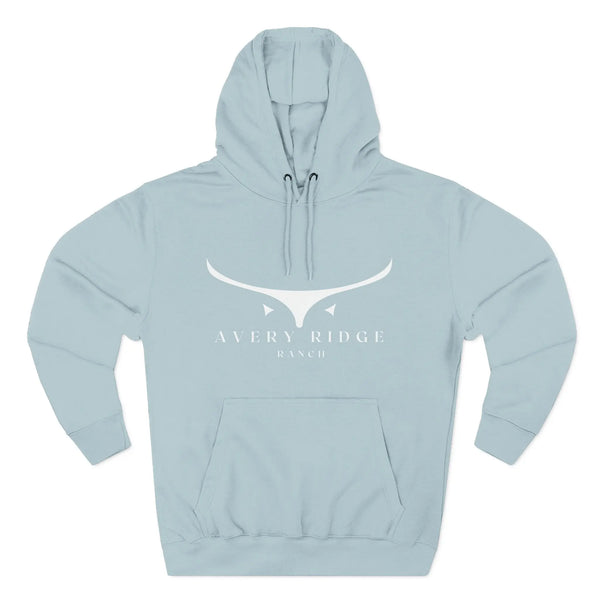 Fleece Hoodie - Avery Ridge Ranch - Pullover - XS / Blue Mist - Hoodie