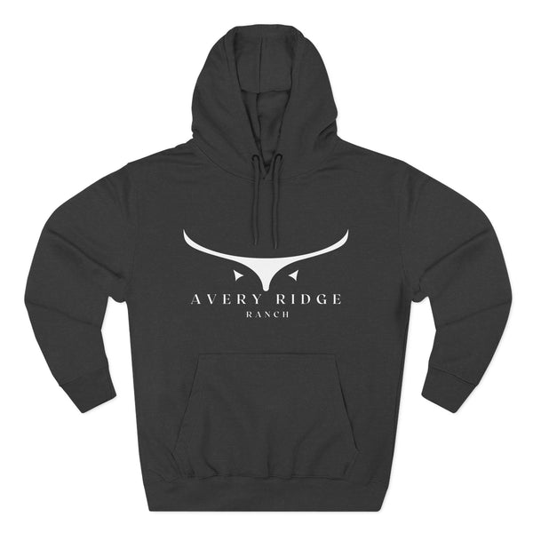 Fleece Hoodie - Avery Ridge Ranch - Pullover - XS / Charcoal Heather - Hoodie