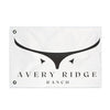 Avery Ridge Ranch Double Sided Flag Outdoor Decor Wall Art Farmhouse Flag Gift for Ranch Owners Party Decoration - 12’’