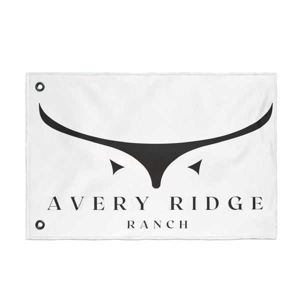 Avery Ridge Ranch Double Sided Flag Outdoor Decor Wall Art Farmhouse Flag Gift for Ranch Owners Party Decoration - 12’’