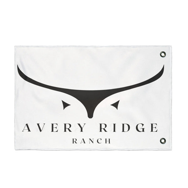 Avery Ridge Ranch Double Sided Flag Outdoor Decor Wall Art Farmhouse Flag Gift for Ranch Owners Party Decoration - 12’’