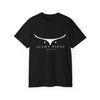 Cotton T-Shirt - Longhorn - Avery Ridge Ranch - Black / S - T-Shirt