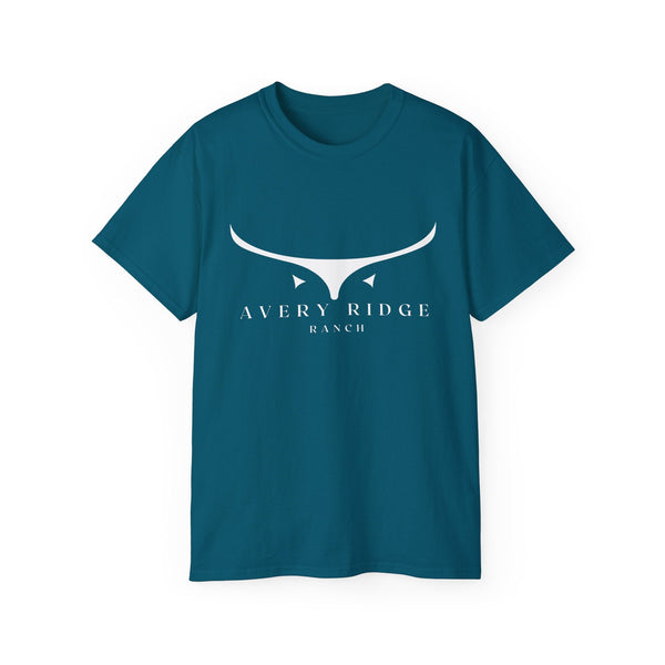 Cotton T-Shirt - Longhorn - Avery Ridge Ranch - Galapagos Blue / S - T-Shirt