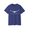 Cotton T-Shirt - Longhorn - Avery Ridge Ranch - Metro Blue / S - T-Shirt