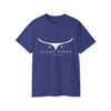 Cotton T-Shirt - Longhorn - Avery Ridge Ranch - Metro Blue / S - T-Shirt