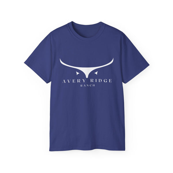 Cotton T-Shirt - Longhorn - Avery Ridge Ranch - Metro Blue / S - T-Shirt