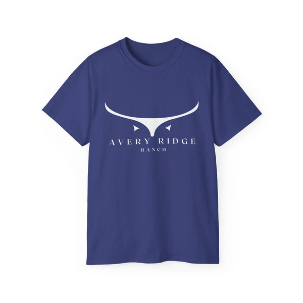 Cotton T-Shirt - Longhorn - Avery Ridge Ranch - Metro Blue / S - T-Shirt