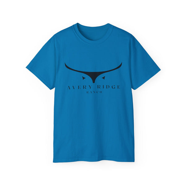 Cotton T-Shirt - Longhorn - Avery Ridge Ranch - Sapphire / S - T-Shirt