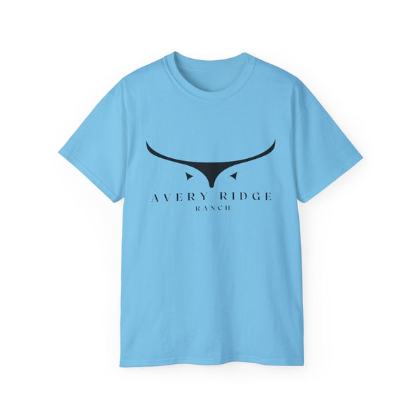 Cotton T-Shirt - Longhorn - Avery Ridge Ranch - Sky / S - T-Shirt