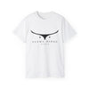 Cotton T-Shirt - Longhorn - Avery Ridge Ranch - White / S - T-Shirt