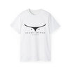 Cotton T-Shirt - Longhorn - Avery Ridge Ranch - White / S - T-Shirt