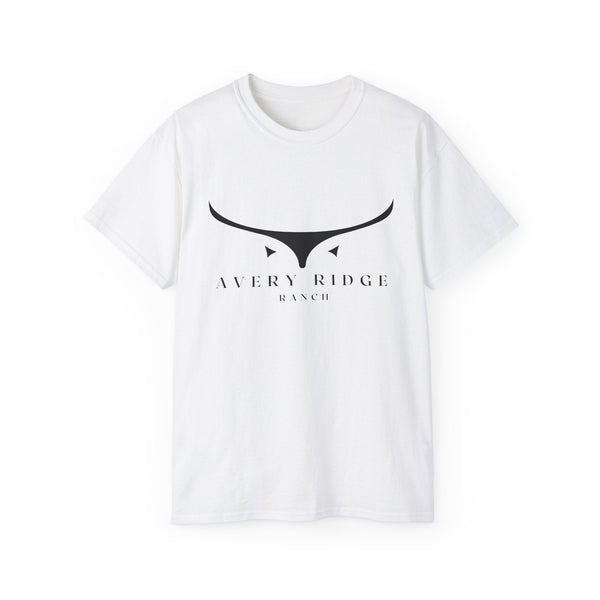 Cotton T-Shirt - Longhorn - Avery Ridge Ranch - White / S - T-Shirt