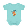 Be Strong - Cute Fox Baby Bodysuit - NB (0-3M) / Chill - Kids clothes
