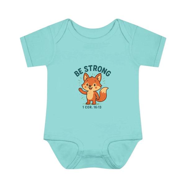Be Strong - Cute Fox Baby Bodysuit - NB (0-3M) / Chill - Kids clothes