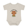 Be Good With Courage God - Infant Baby Rib Bodysuit - NB (0-3M) / Natural Heather - Kids clothes