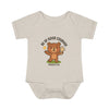 Be Good With Courage God - Infant Baby Rib Bodysuit - NB (0-3M) / Natural Heather - Kids clothes