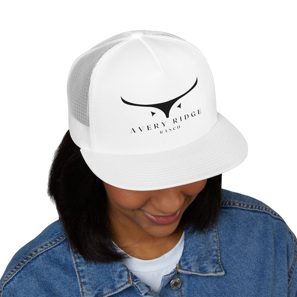 Bull horn 5 panel trucker cap - White / One size - Hats