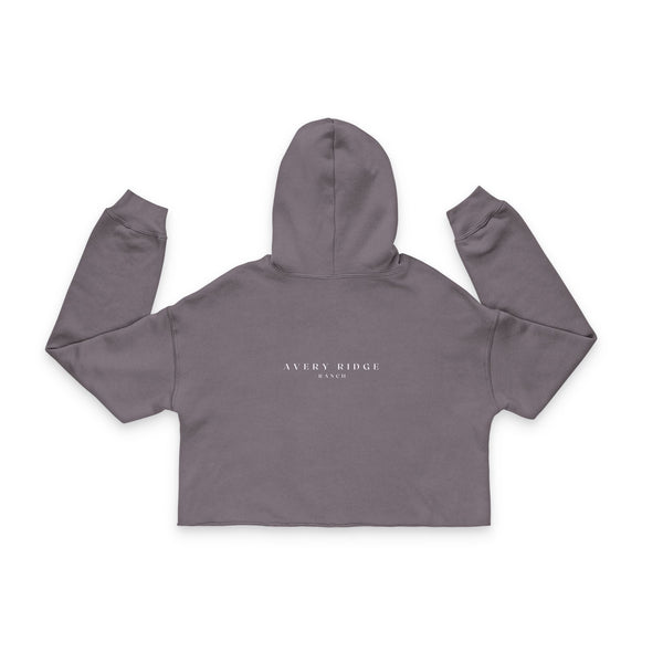 Womens Cropped Hoodie - Avery Ridge Ranch - Hoodie