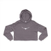 Womens Cropped Hoodie - Avery Ridge Ranch - Storm / S - Hoodie