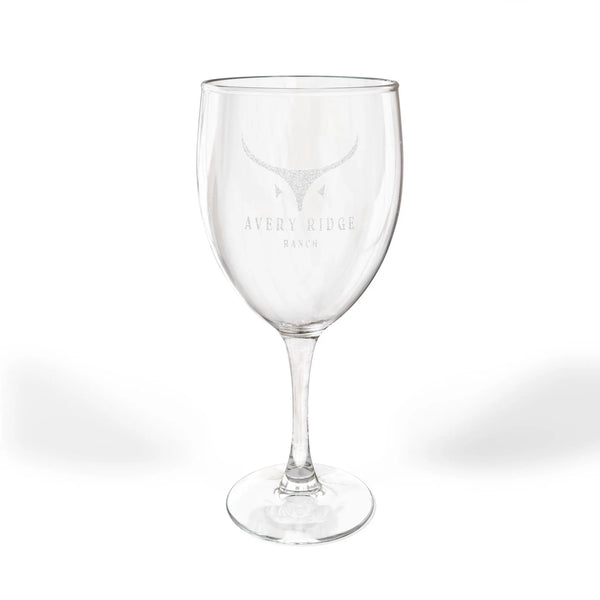 Engraved Wine Glass | Avery Ridge Ranch - 10.5oz - Mug