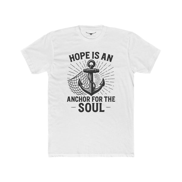 Hope Anchor for the Soul Mens-Tshirt - Solid White / XS - T-Shirt