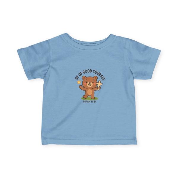 Be of Good Courage - Boys t-Shirt - Light Blue / 6M - Kids clothes