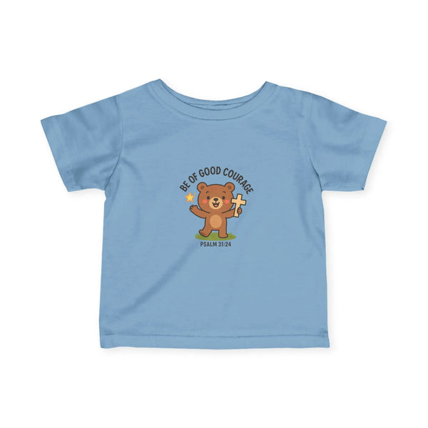 Be of Good Courage - Boys t-Shirt - Light Blue / 6M - Kids clothes