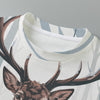 Men’s deer forest print classic round neck t shirt