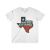 Work Hard Stay Humble T-shirt - Texas Spirit - S / White - V-neck
