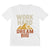 Work Hard Dream Big - Mens V-Neck - White / S - T-Shirt