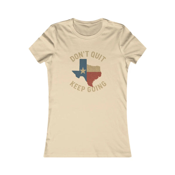 Texas Inspirational Women’s T-Shirt - Soft Cream / S - T-Shirt