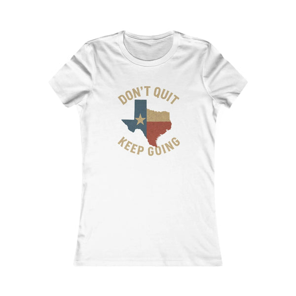 Texas Inspirational Women’s T-Shirt - White / S - T-Shirt