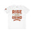 Men’s Lightweight Fashion Tee - Rise and Grind T-Shirt for Motivation Gym Wear Casual Style Gift for Fitness