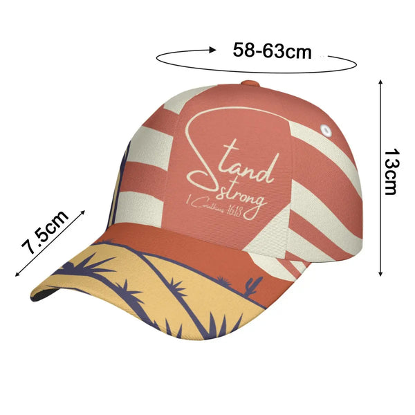 Stand strong corinthians cap with unique stitch color - U / White