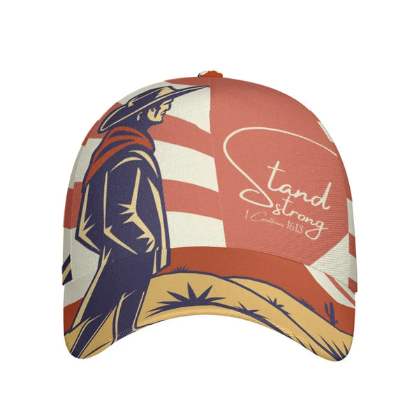 Stand strong corinthians cap with unique stitch color - U / White