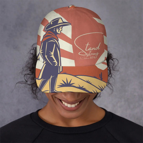 Stand strong corinthians cap with unique stitch color - U / White