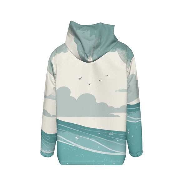 Whale adventure waterproof hoodie