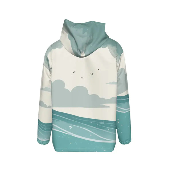 Whale adventure waterproof hoodie