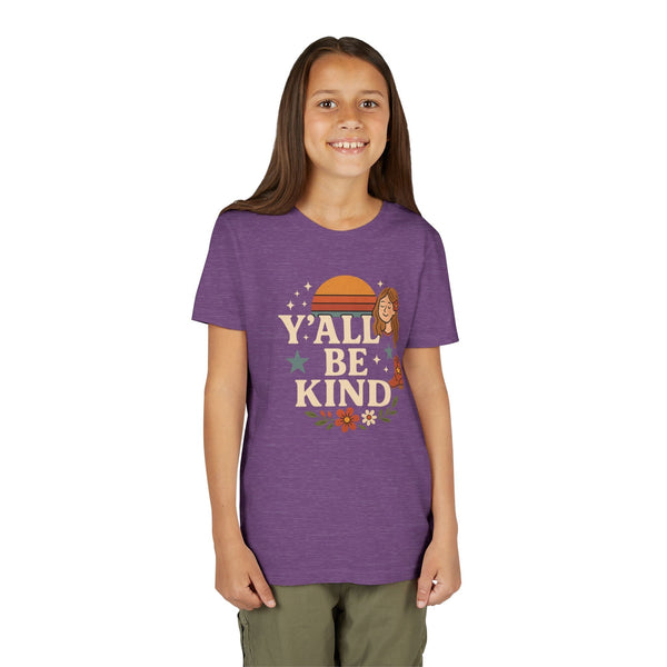 Y’all Be Kind - Youth Short Sleeve T-Shirt - Kids clothes