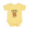 Fear Not Lion Baby Bodysuit - Cute Infant Outfit Newborn Gift Baby Shower Present Family Celebration Apparel