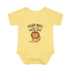 Fear Not Lion Baby Bodysuit - Cute Infant Outfit Newborn Gift Baby Shower Present Family Celebration Apparel