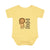 Inspirational Baby Bodysuit: ’When I Am Afraid I Will Trust in You’ - NB (0-3M) / Banana - Kids clothes